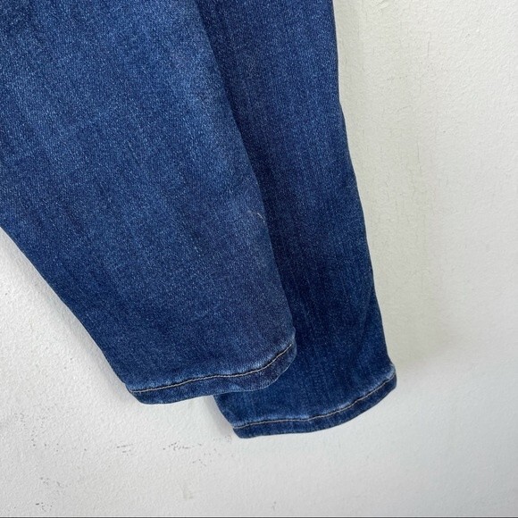 Madewell 10" High Rise Skinny Jeans Insuluxe Dark Wash Denim Size 24 AF686 - Picture 11 of 16